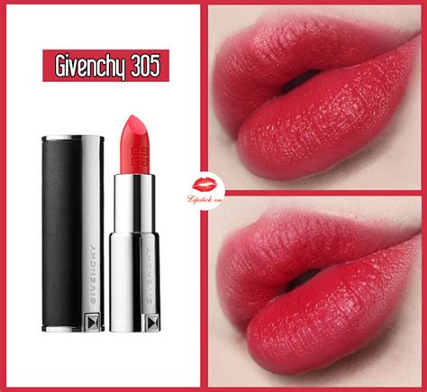 givenchy le rouge màu 305|Givenchy Rouge Egerie (305) Le Rouge Review & Swatches.